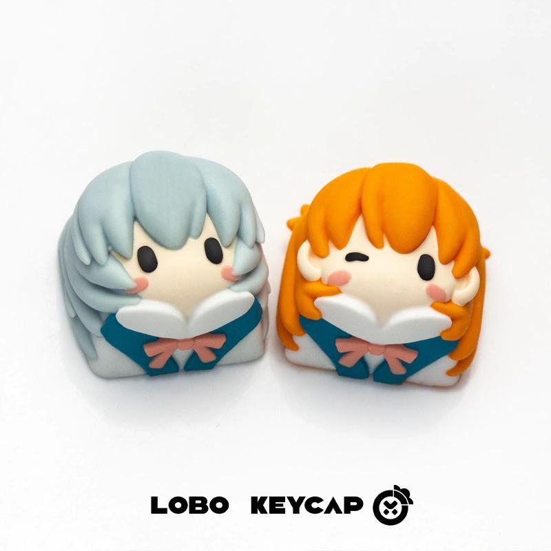 Keycap Artisan Anime - Evangelion Keycap Anime Kawaii Meisje Q