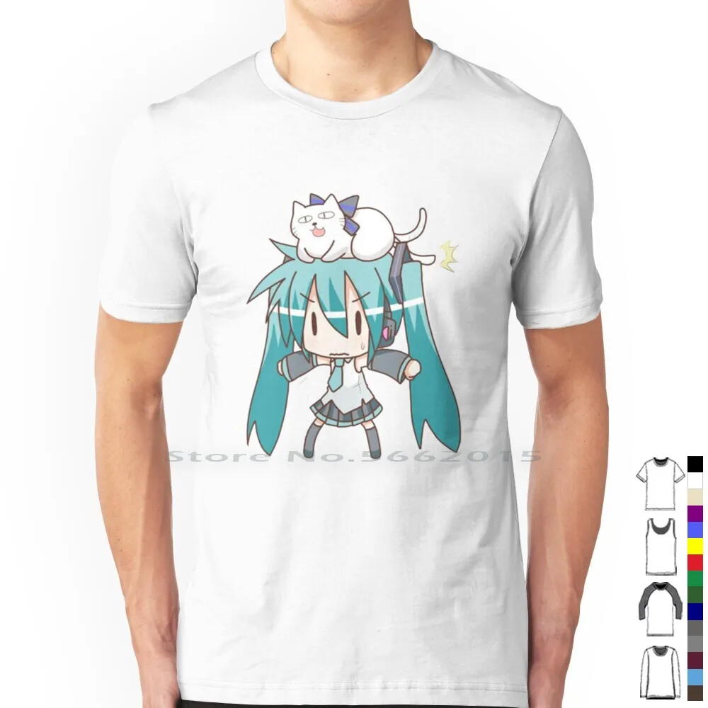 Anime Merchandise Online - Miku T-Shirt 100% Katoen Kawaii Manga