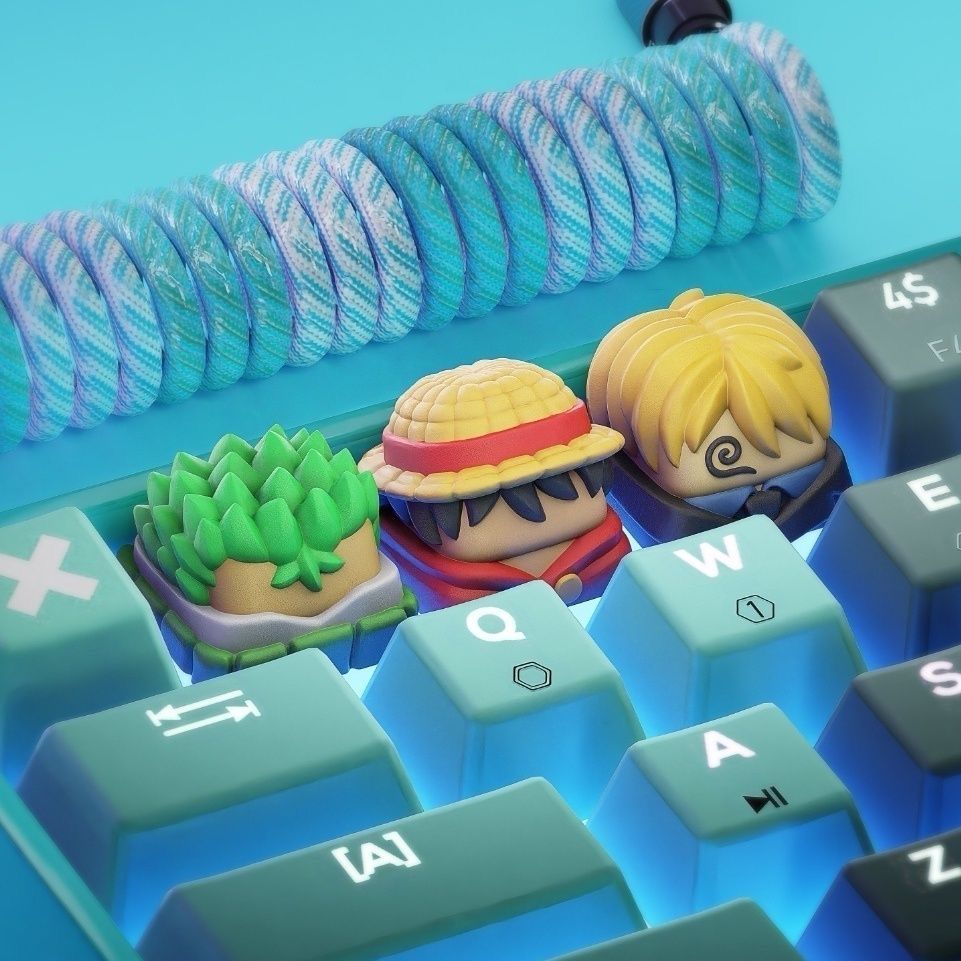 Keycap Artisan Anime - Nieuwe Kawaii EEN STUK Luffy Keycaps
