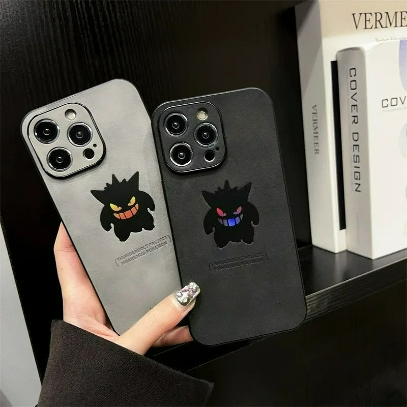 Cartoon Anime Gengar Lederen T - Phone Case Anime recensie en prijs