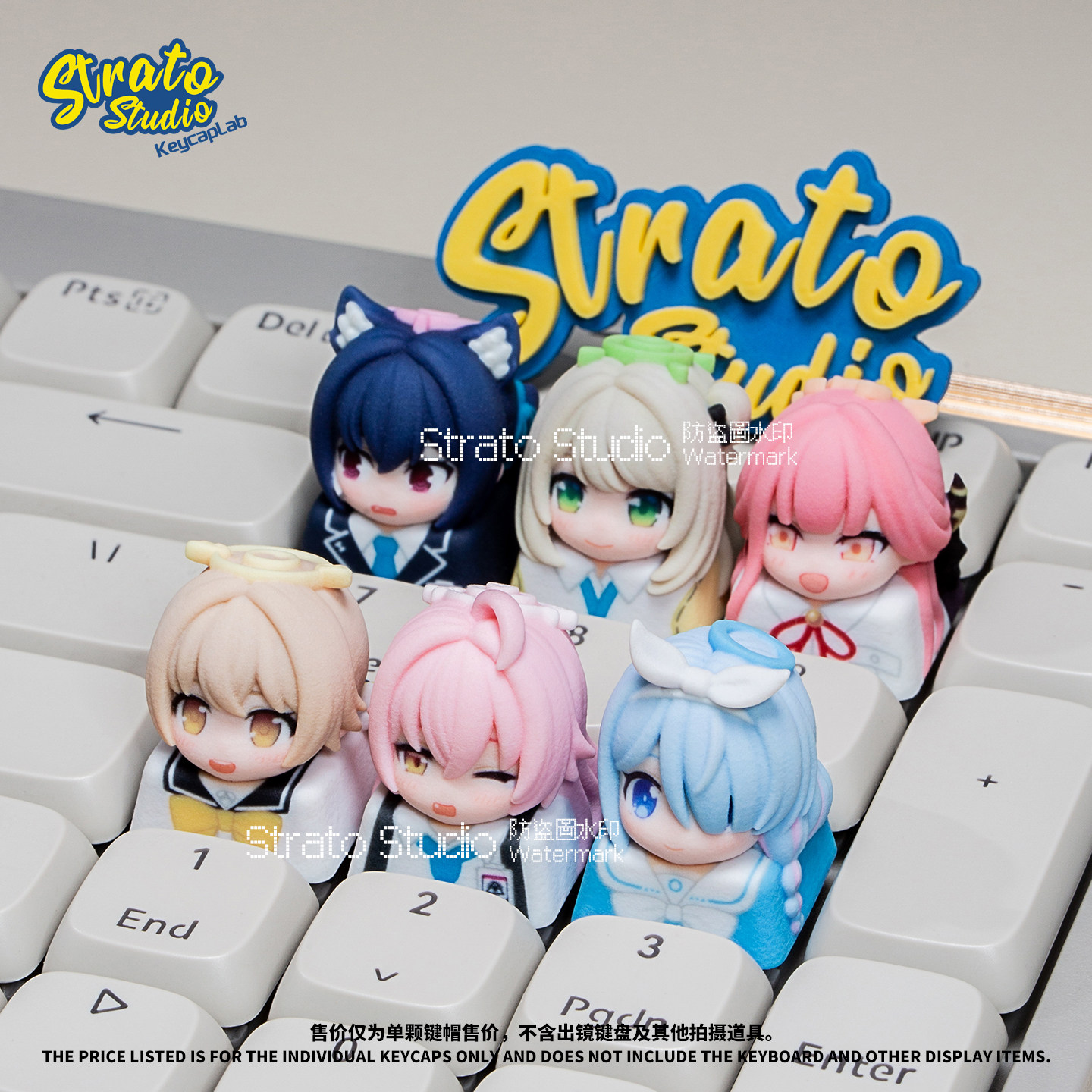 Nieuwe blauwe archief cartoon  - Keycap Artisan Anime recensie en prijs