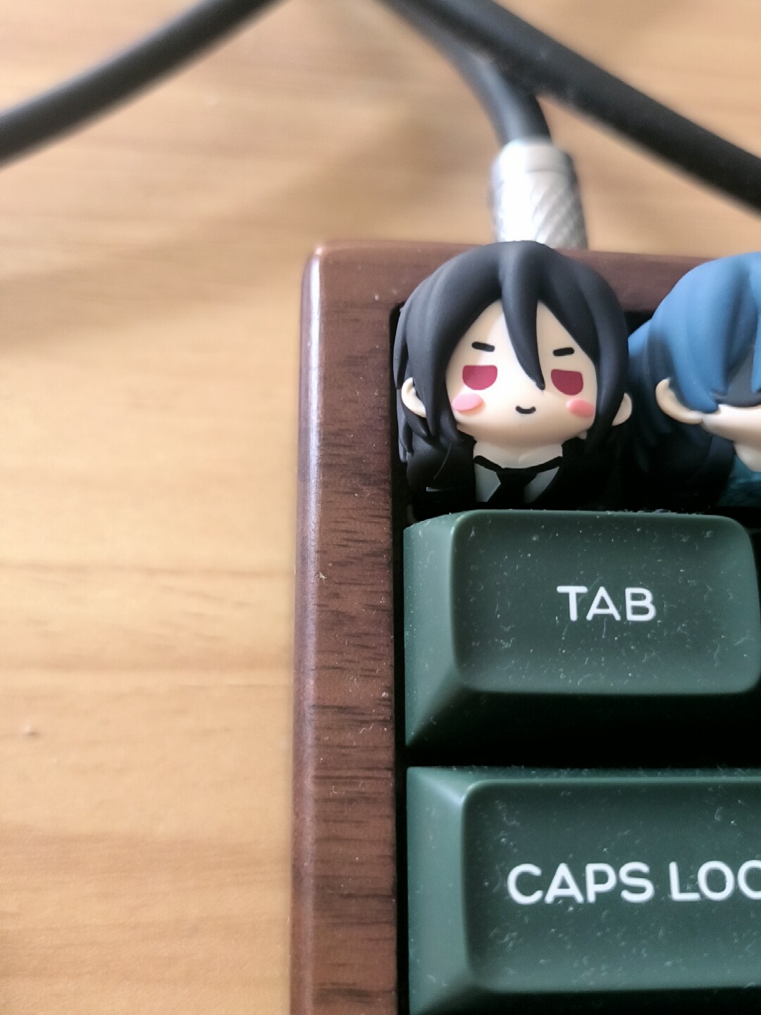 Kawaii hars sleutelkap anime B - Keycap Artisan Anime recensie en prijs
