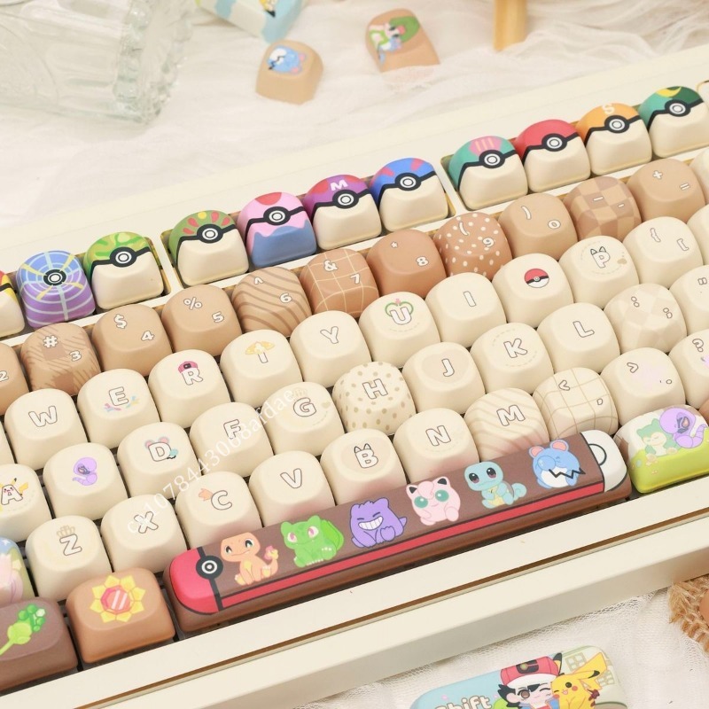 Anime Pokemon Keycaps MOA Hoog - Keycap Artisan Anime recensie en prijs