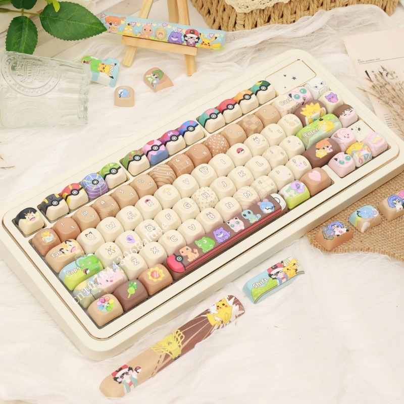 Anime Pokemon Keycaps MOA Hoog - Keycap Artisan Anime recensie en prijs